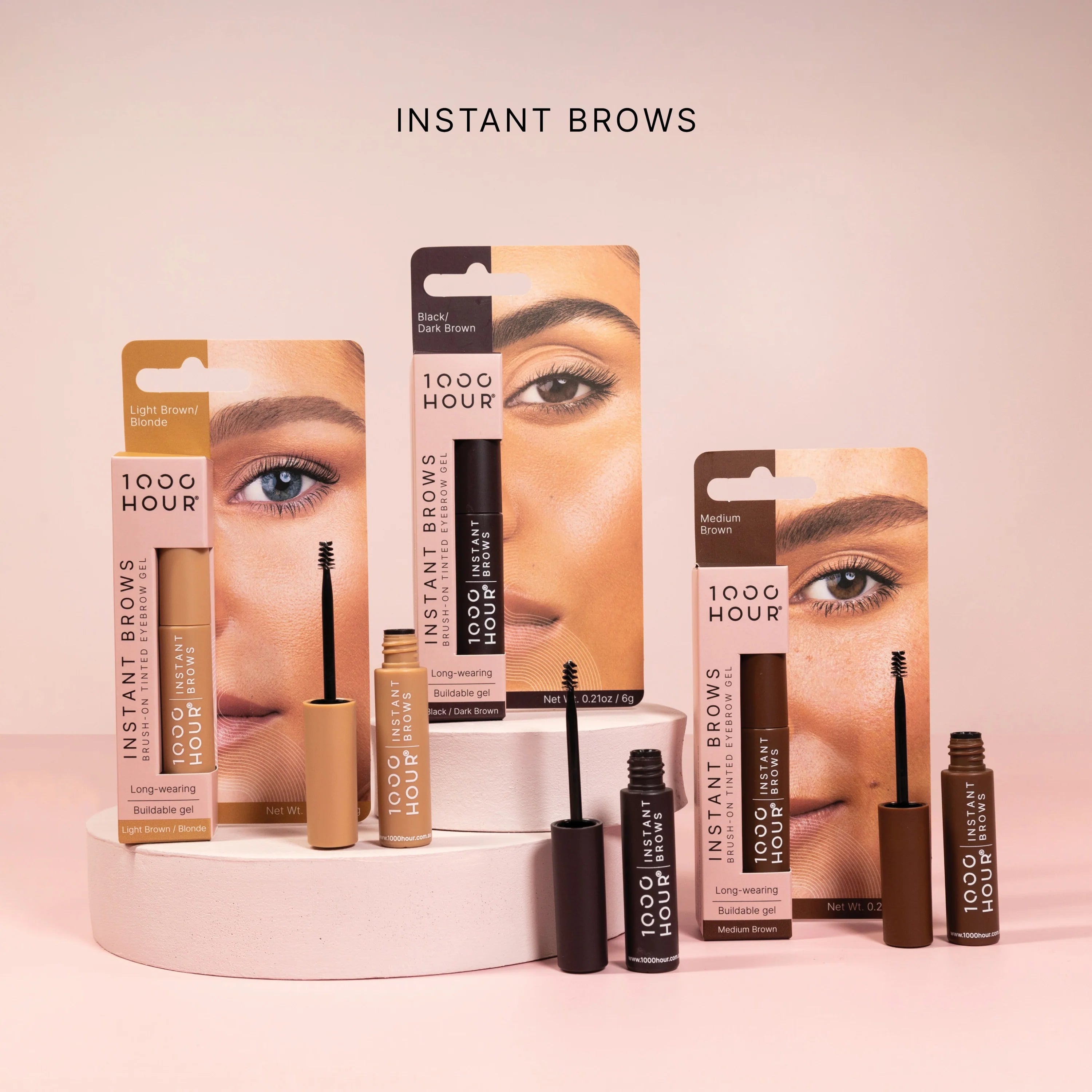 1000Hour Instant Brows - Medium Brown 6g