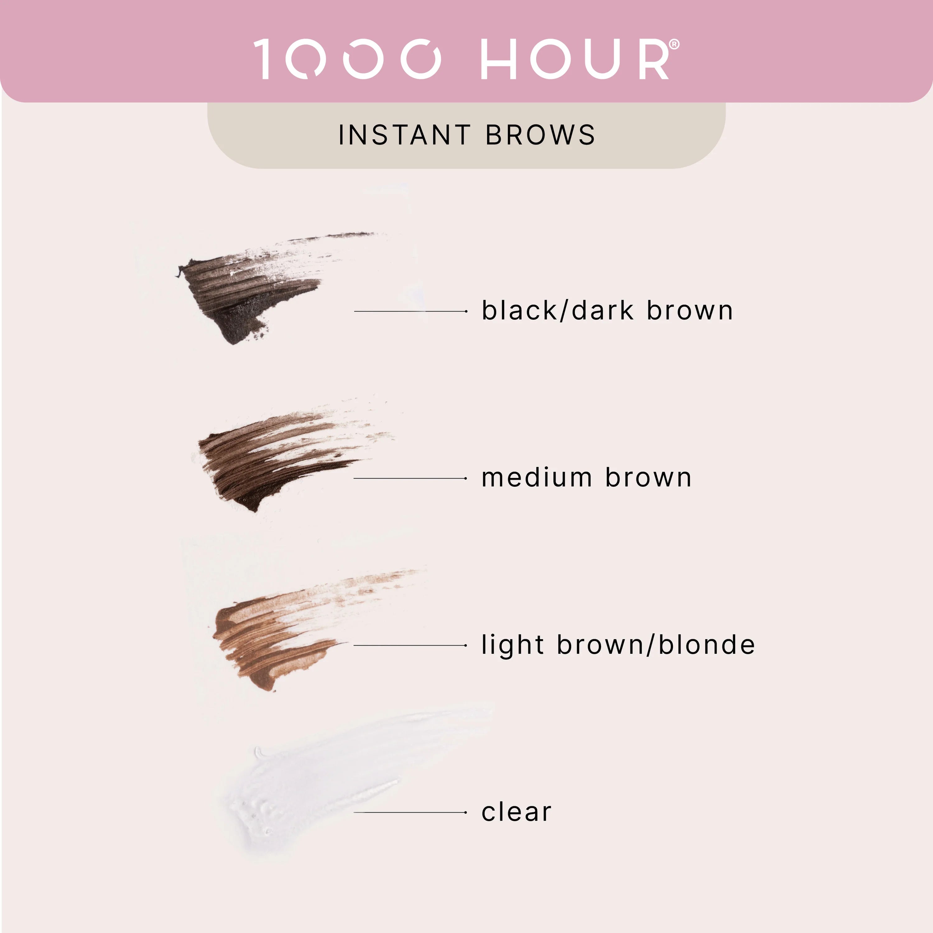 1000Hour Instant Brows - Medium Brown 6g