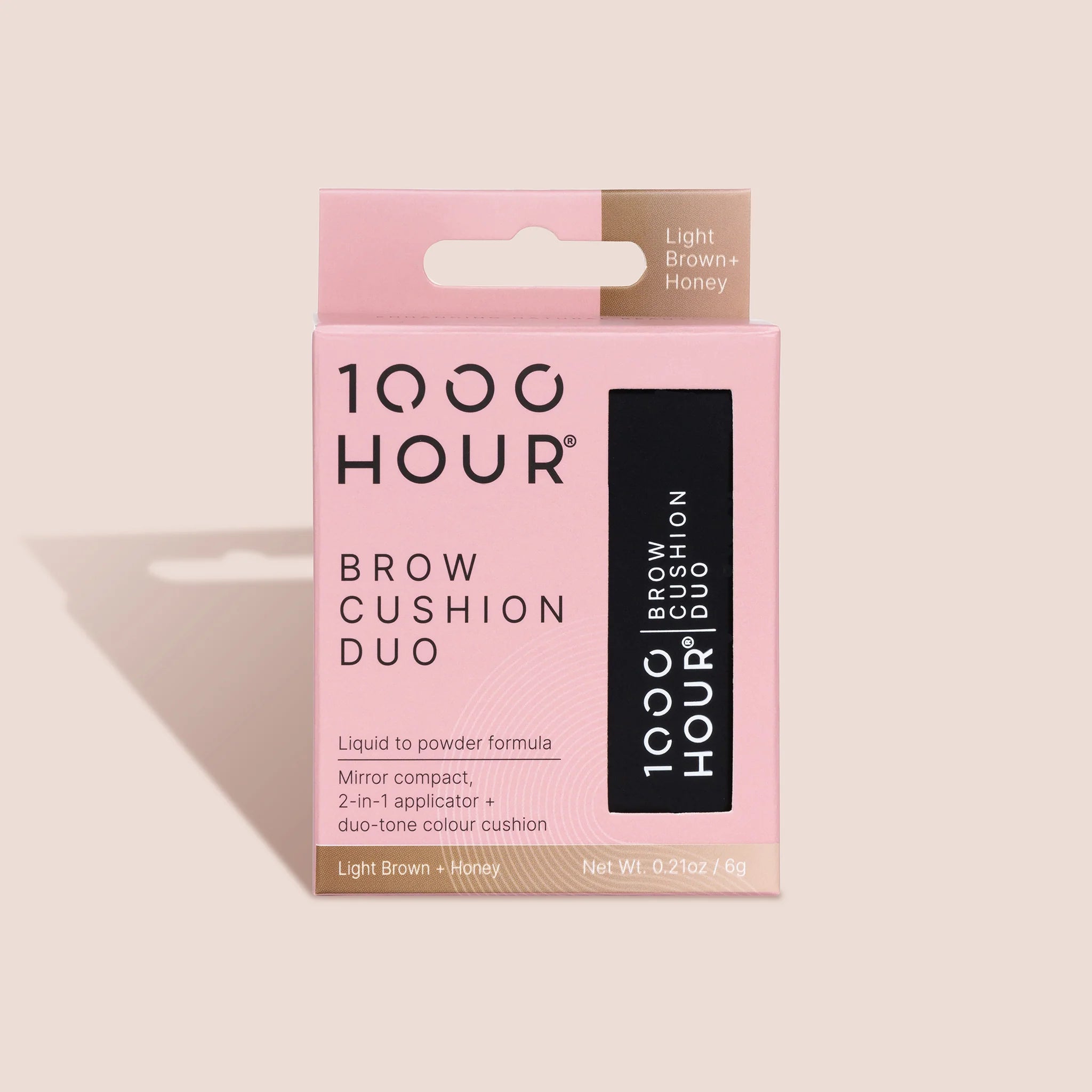 1000Hour Brow Cushion Duo Light Brown + Honey 6g