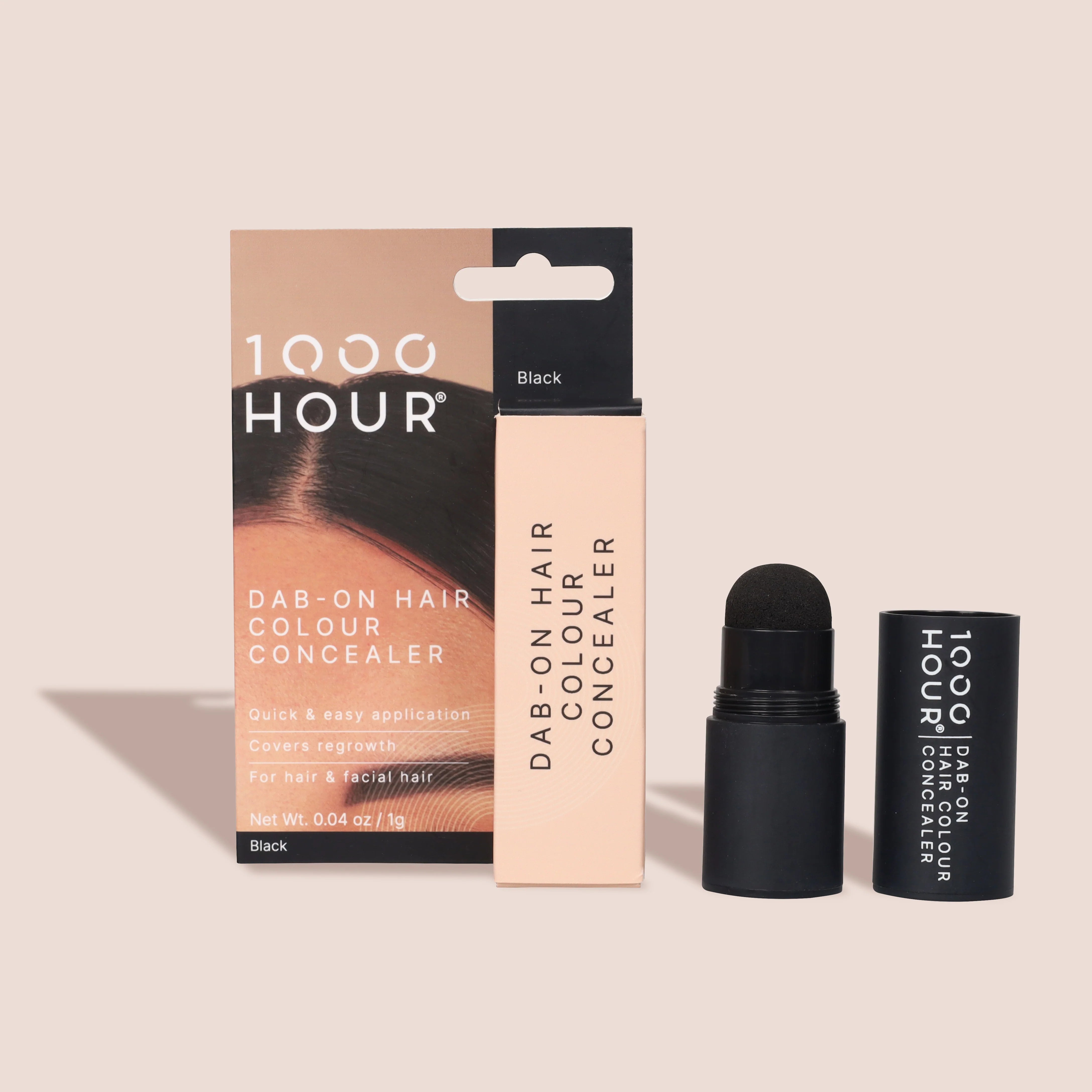 1000Hour Dab-On Hair Colour Concealer - Black 1g