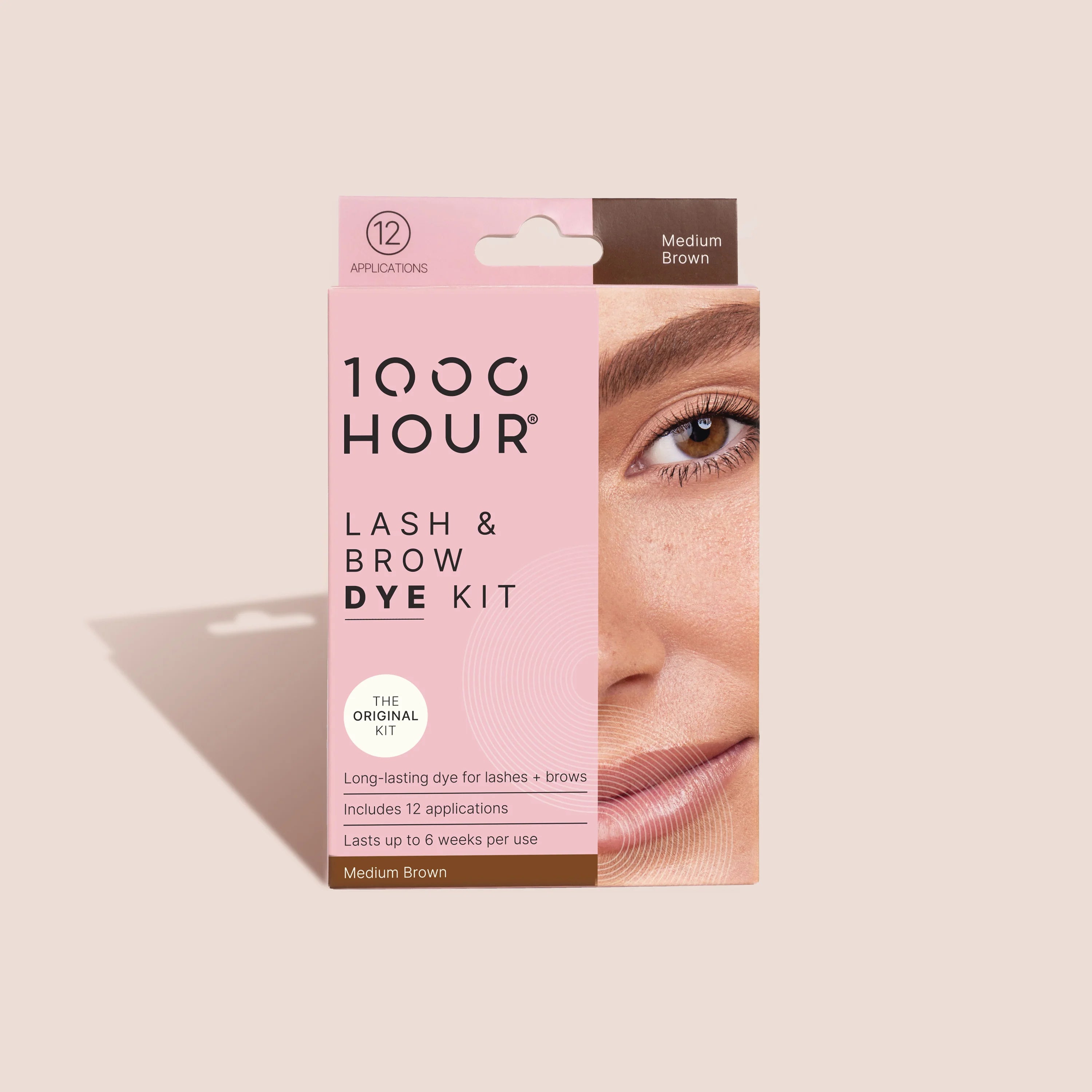 1000Hour Lash & Brow Dye Kit- Medium Brown