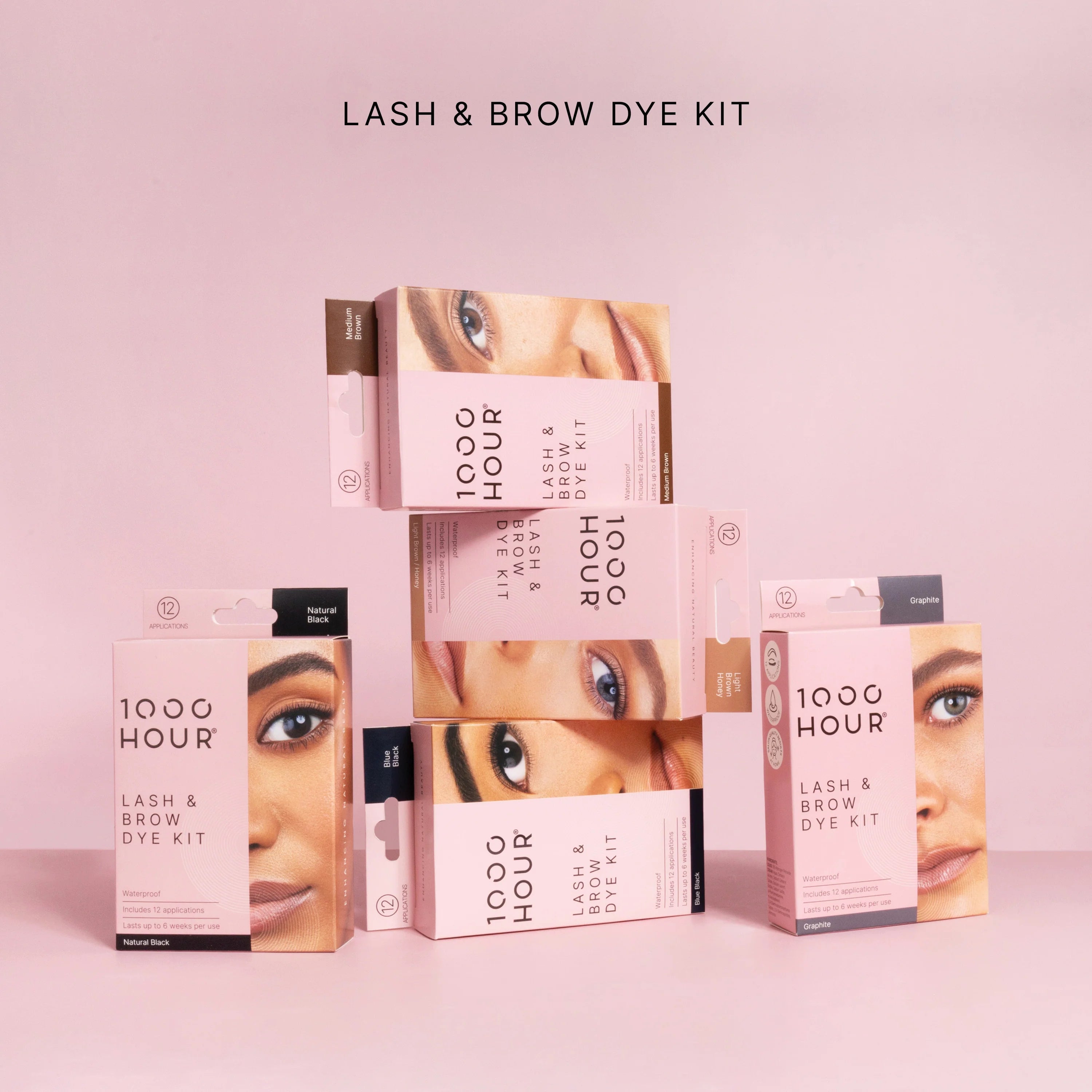 1000Hour Lash & Brow Dye Kit- Dark Brown