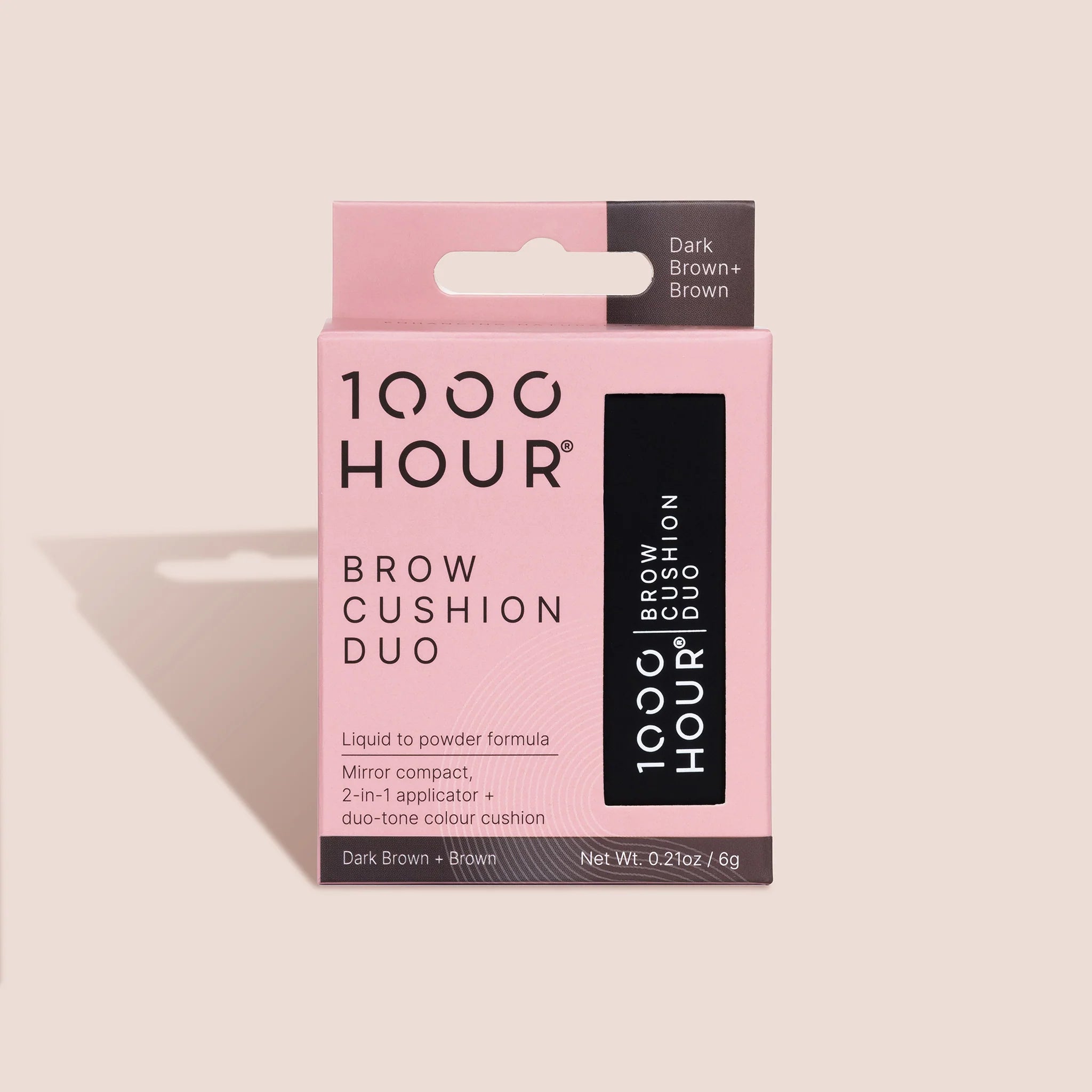1000Hour Brow Cushion Duo Dark Brown + Brown 6g