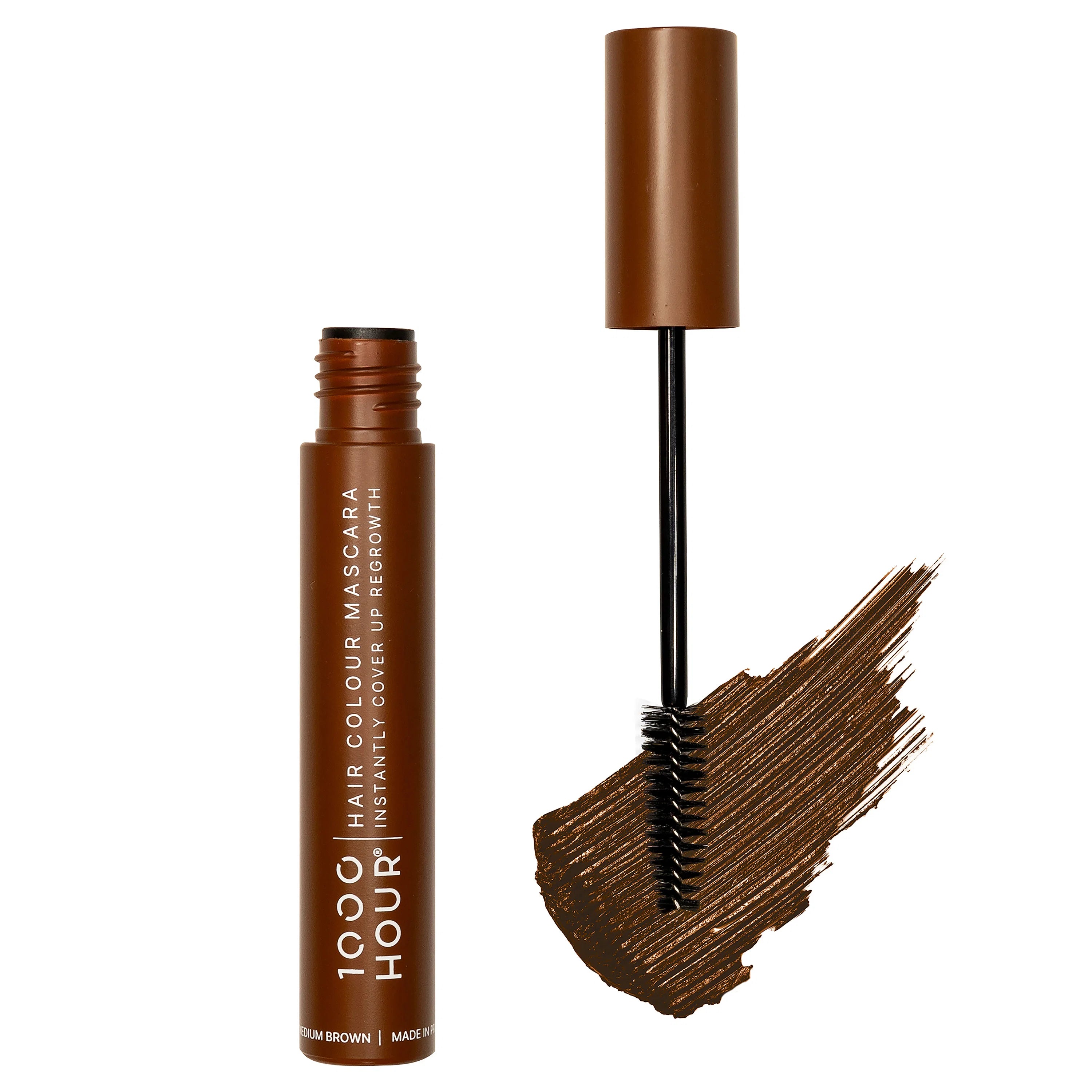 1000Hour Hair Colour Mascara - Medium Brown 12g