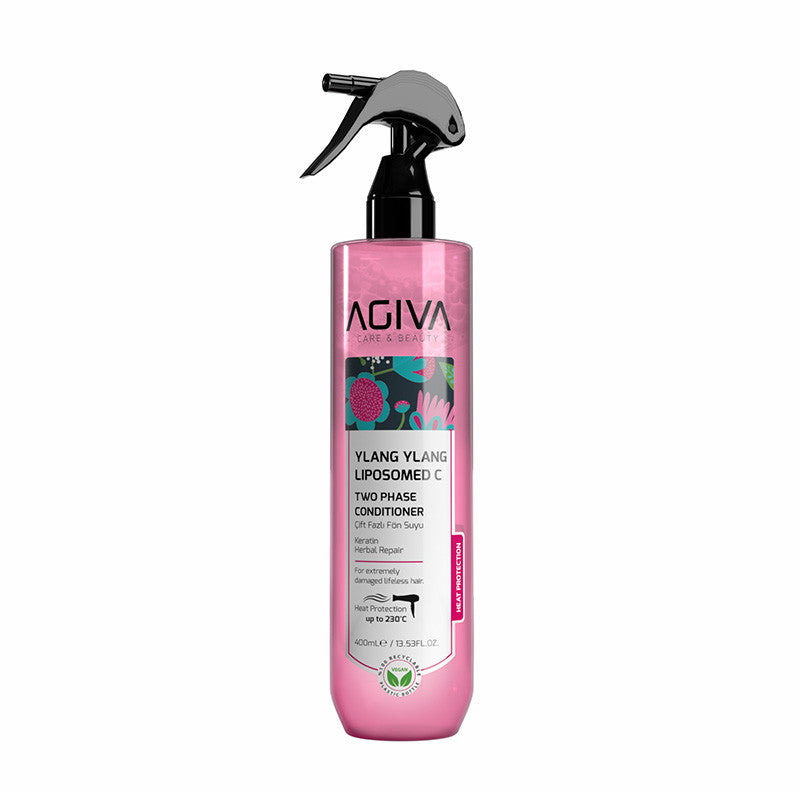 Agiva Ylang Ylang Liposomed C Two Phase Conditioner 400ml (Pink)
