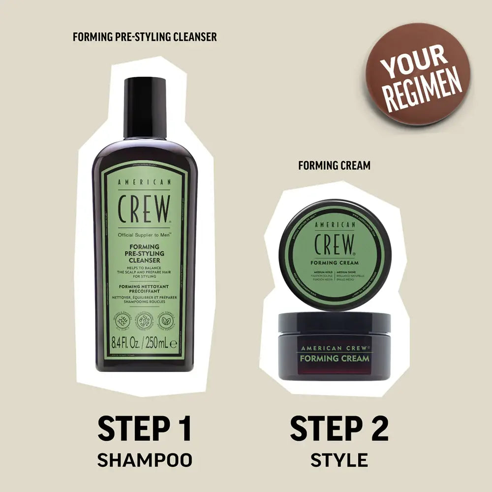 American Crew Forming Duo (Forming Pre-Styling Shampoo 250ml & Forming Cream 85g)