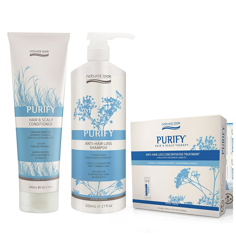 Natural Look Anti-Hair Loss Treatment Value Trio Set