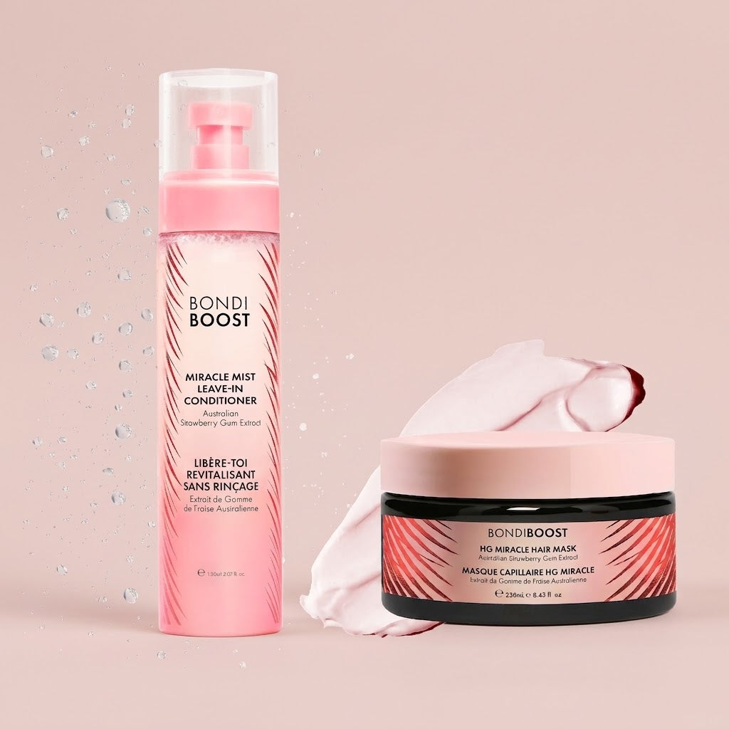 Bondi Boost Strawberry Gum Glass Hair Duo