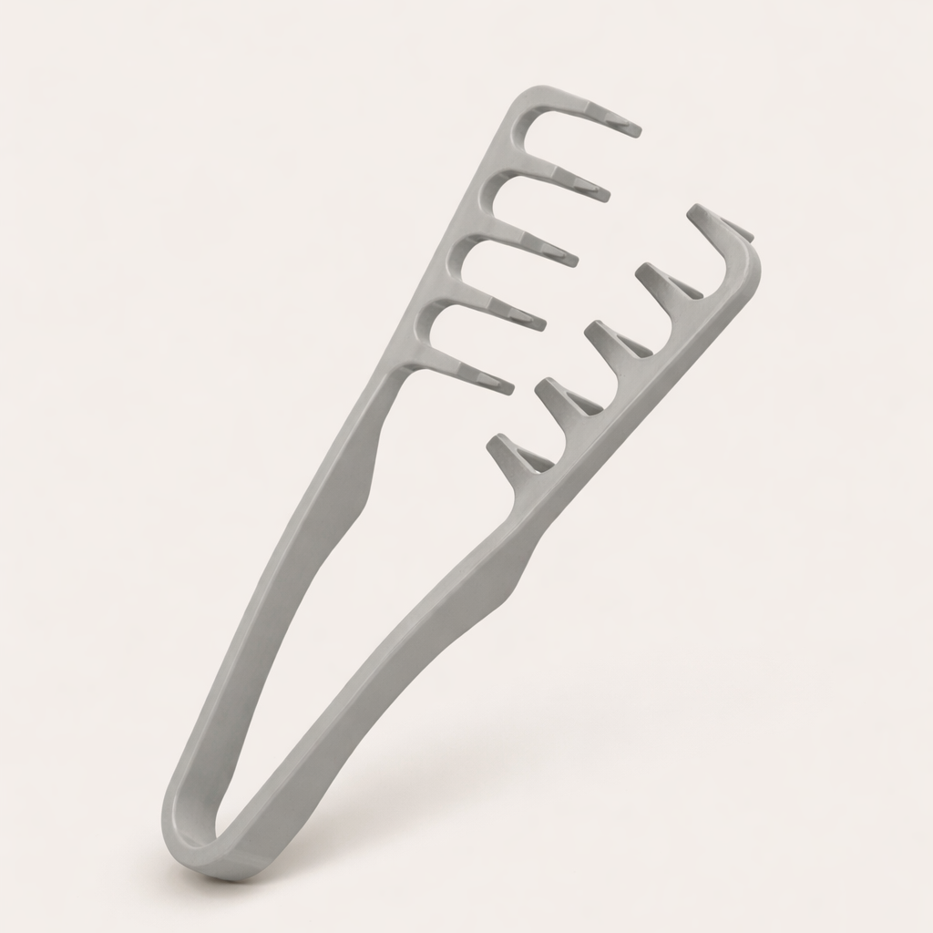 Texture Root Lifting Comb Grey