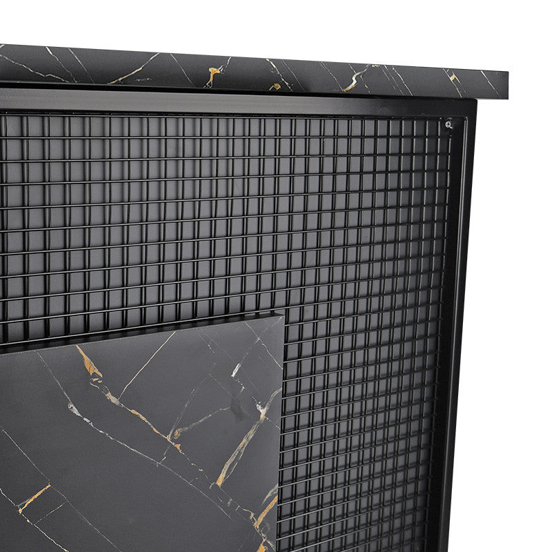 David Reception Desk Black Marble Colour