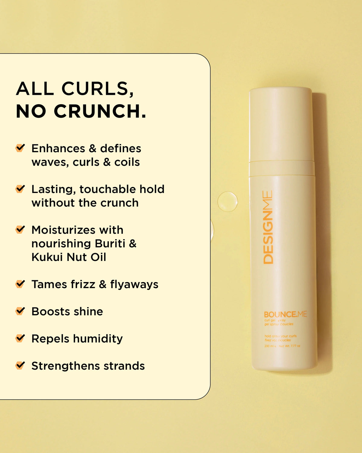 DesignME Bounce.ME Curl Spray Gel 230ml