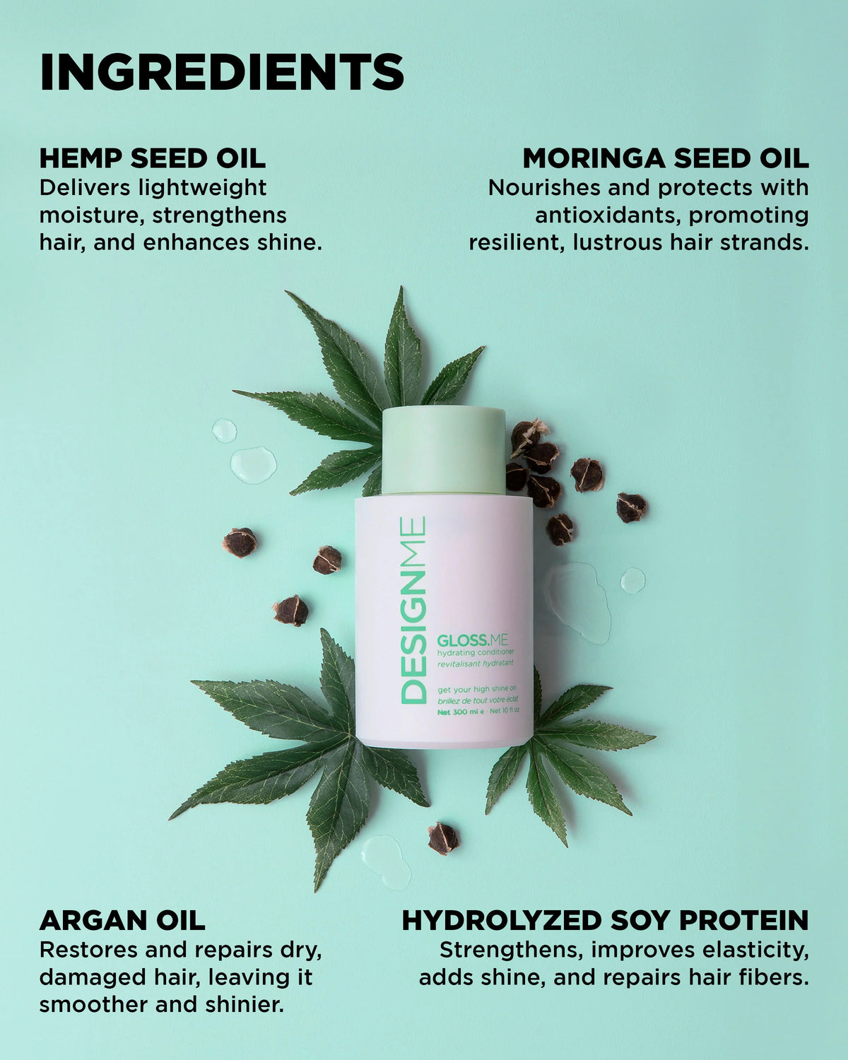 DesignME Gloss.ME Hydrating Conditioner 300ml