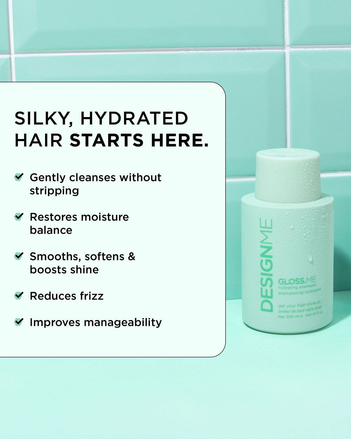 DesignME Gloss.ME Hydrating Shampoo 300ml