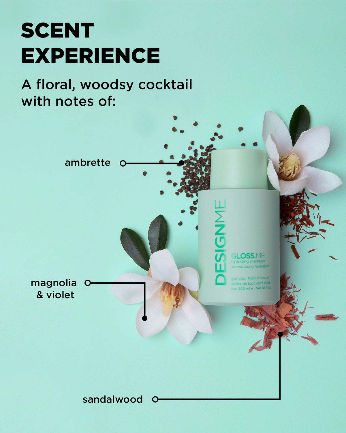DesignME Gloss.ME Hydrating Shampoo 300ml