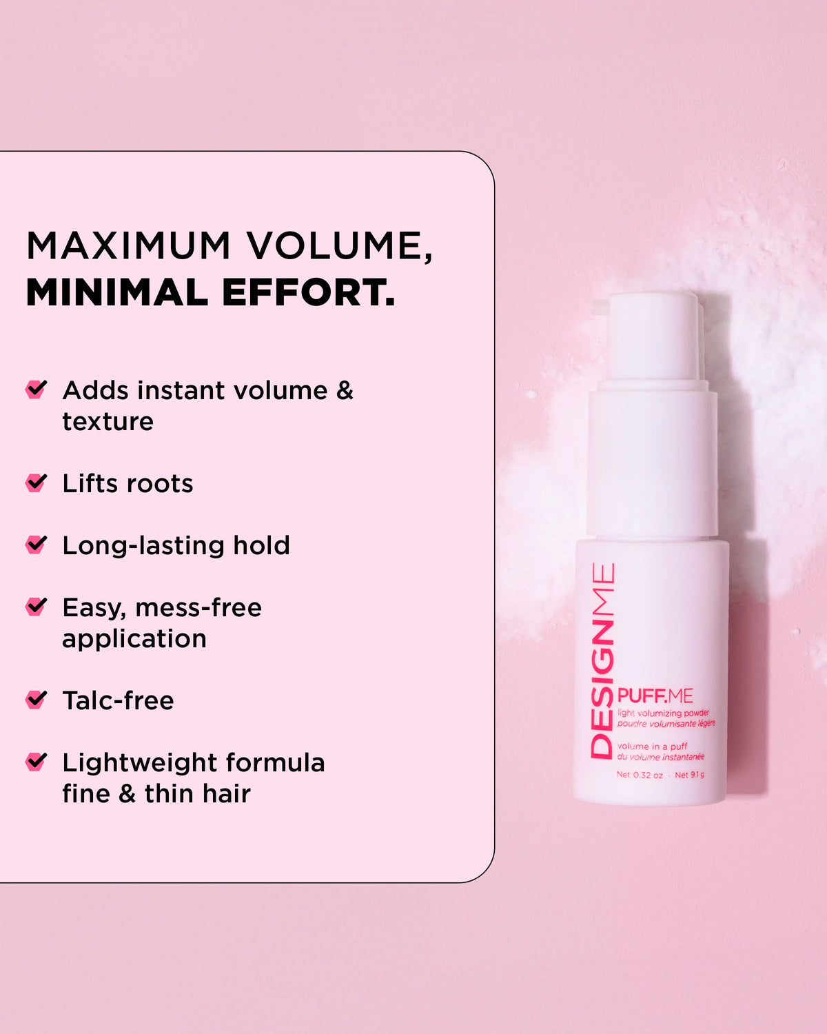 DesignME Puff.ME Light Volumizing Powder 9.1g