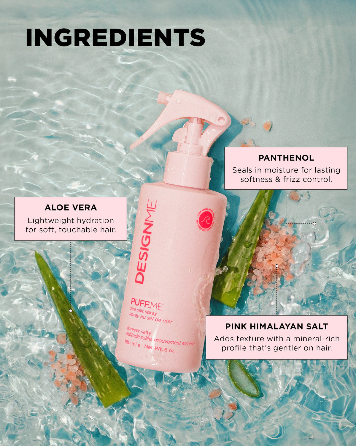 DesignME Puff.ME Sea Salt Spray 180ml