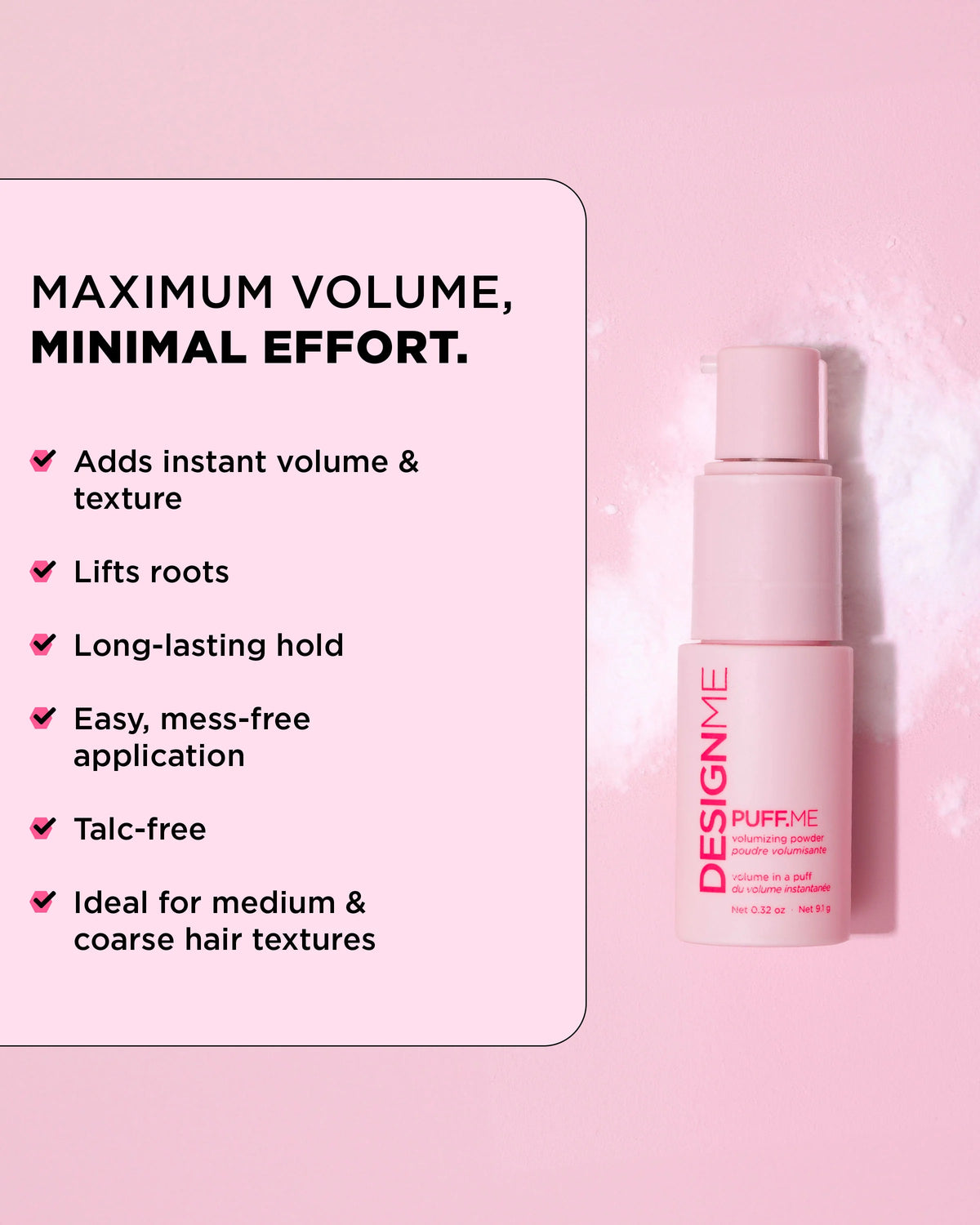 DesignME Puff.ME Volumizing Powder 9.1g