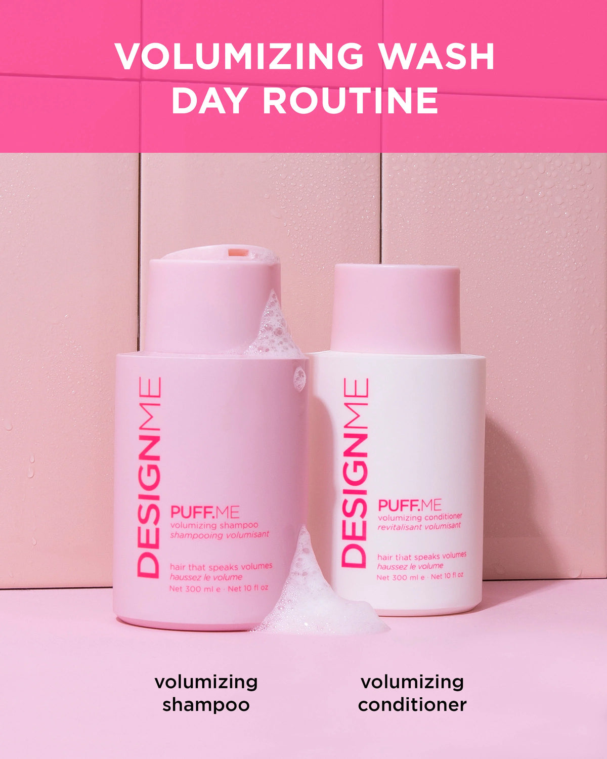 DesignME Puff.ME Volumizing Shampoo 300ml