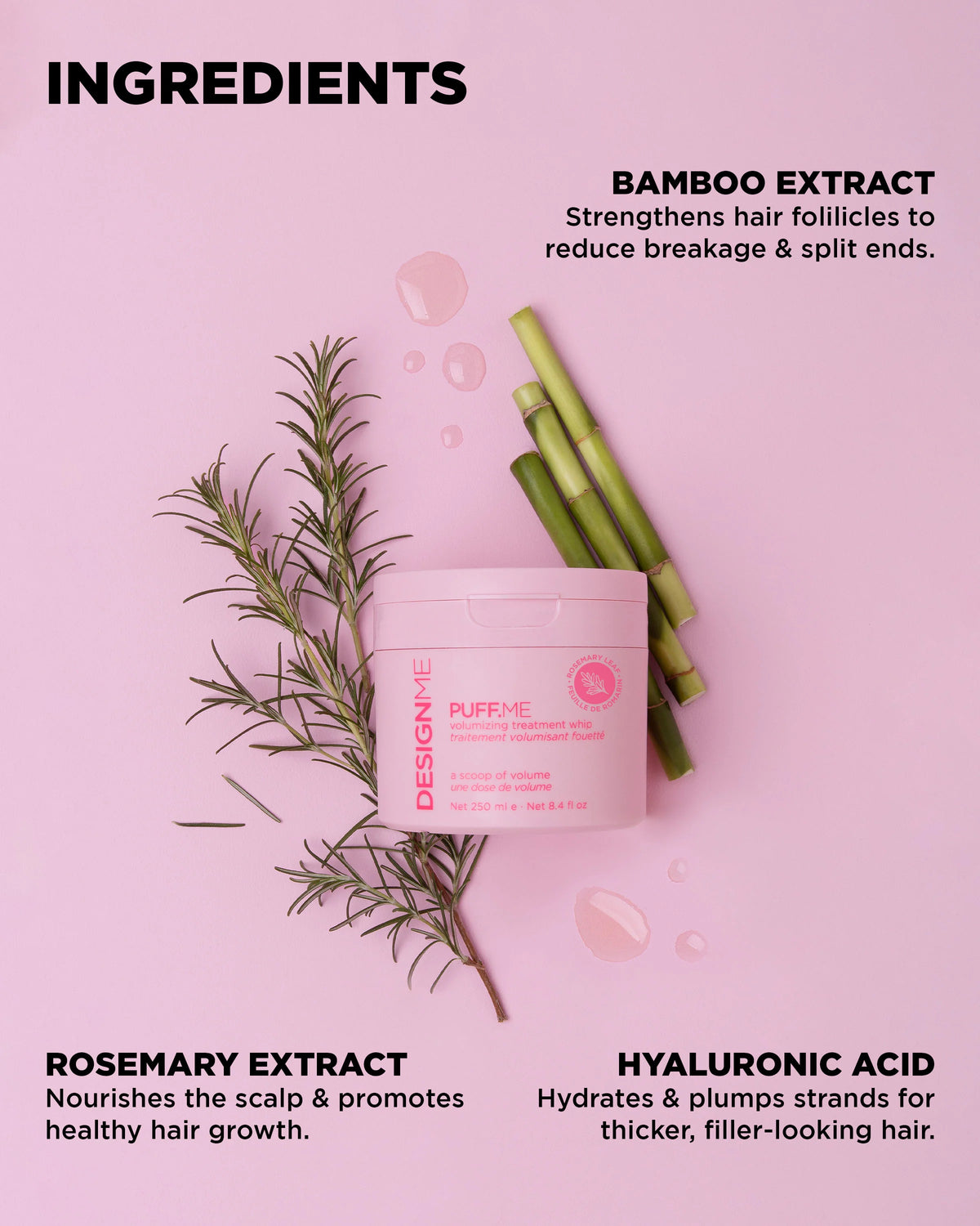 DesignME Puff.ME Volumizing Treatment Whip 250ml