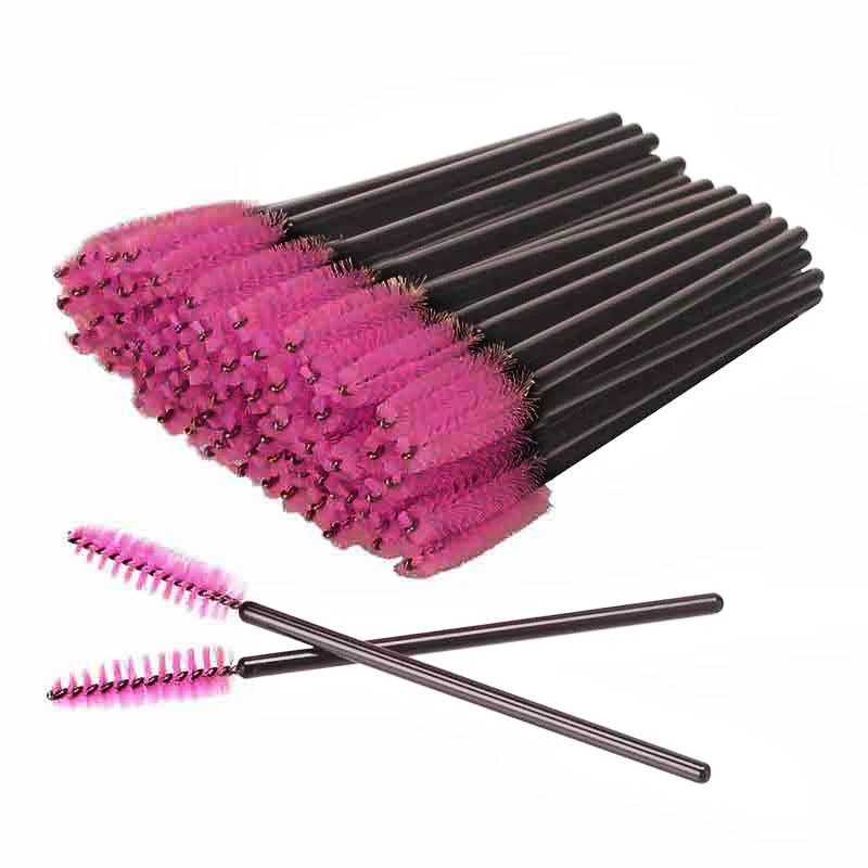 Disposable Mascara Wands Assorted Colours - 50 Pieces