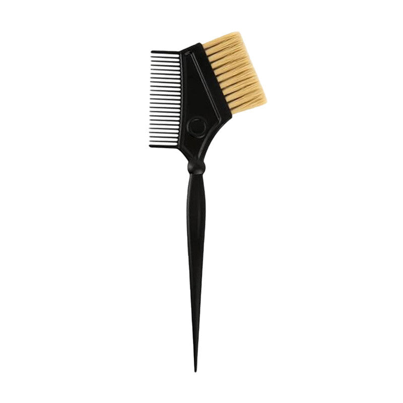 Double sided 2-in-1 Comb and Tinting Light Tan Bristle Brush