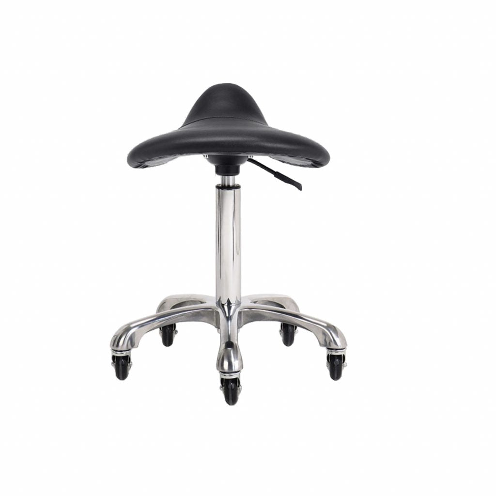 Ian Saddle Middle Stool Black