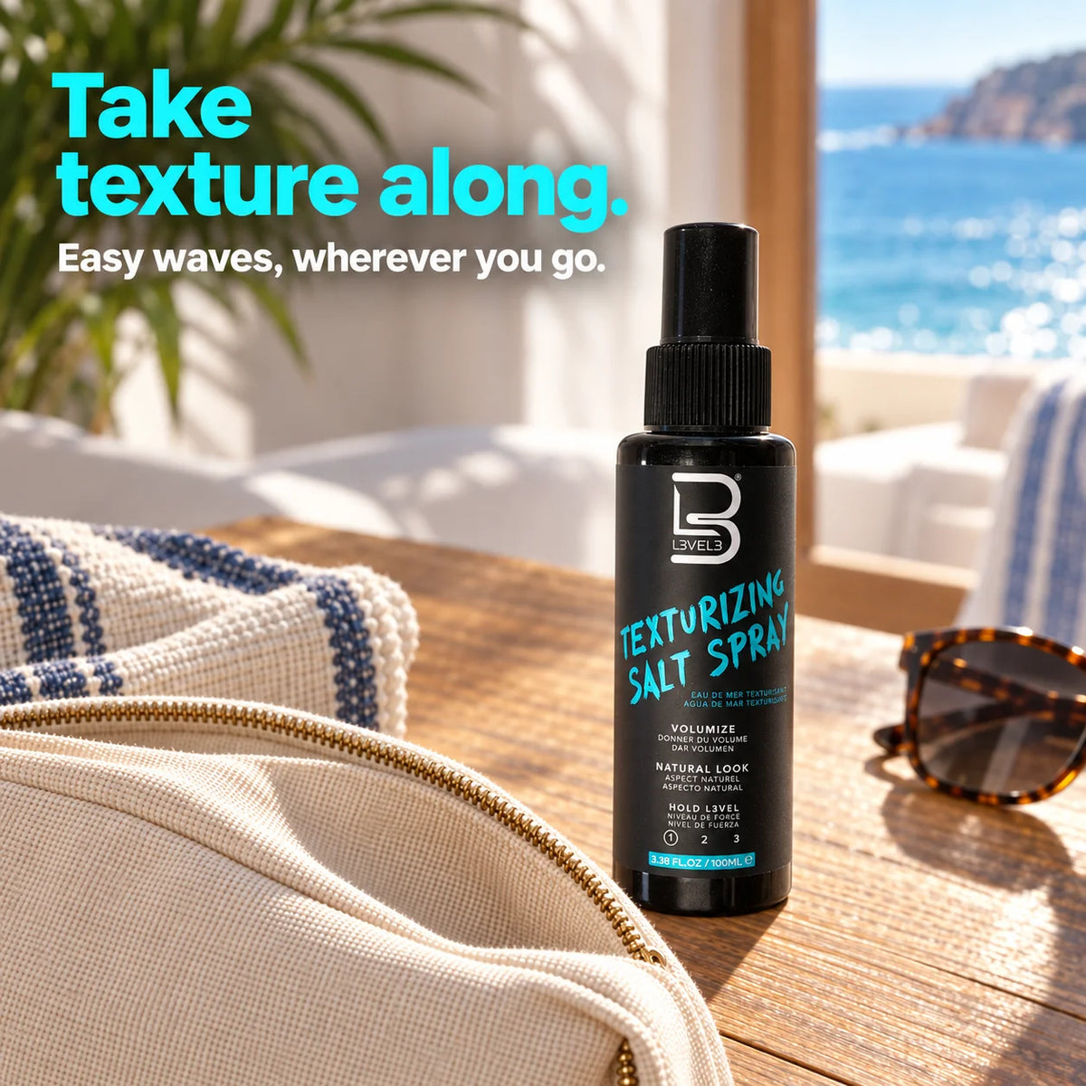 L3VEL3 Texturizing Salt Spray 100ml