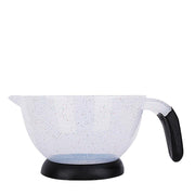 Large Transparent Glitter Tinting Bowl with Handle