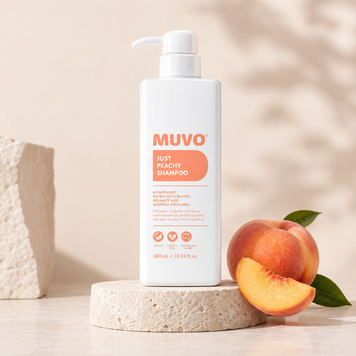 Muvo Just Peachy Shampoo 300ml