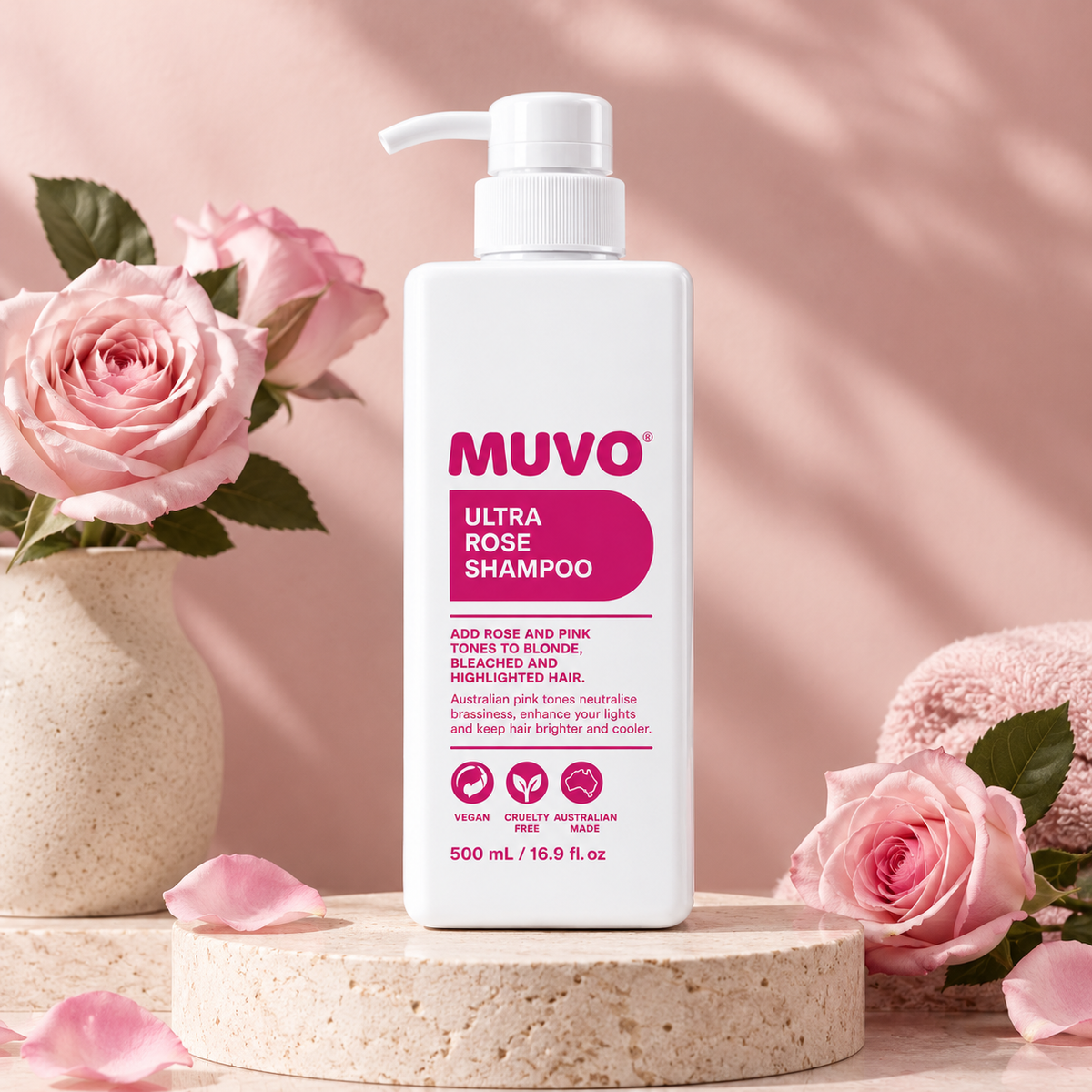 Muvo Ultra Rose Shampoo 500ml