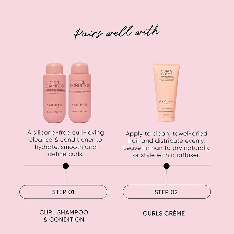 NAK Hair Signature Curl Shampoo 350ml