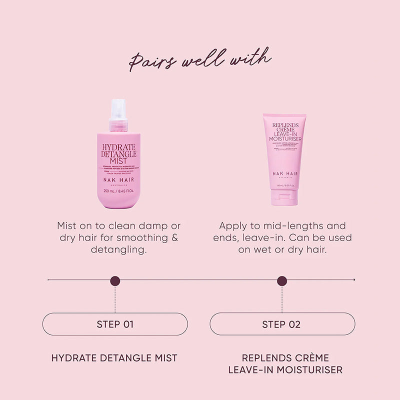 NAK Hair Signature Hydrate Detangle Mist 250ml