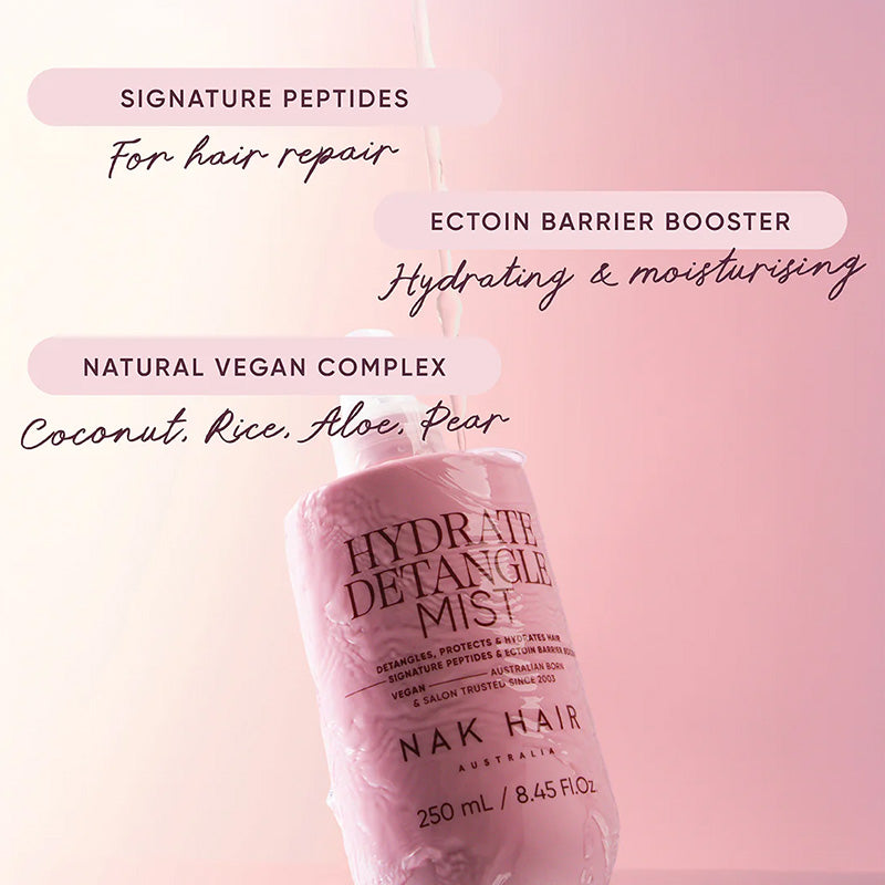 NAK Hair Signature Hydrate Detangle Mist 250ml