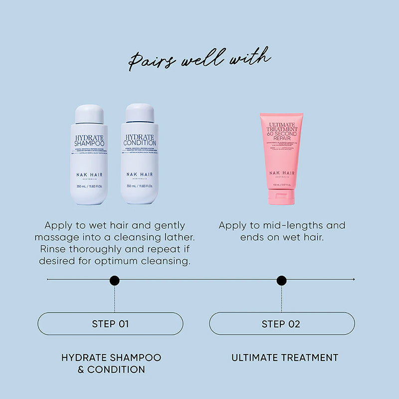 NAK Hair Signature Hydrate Shampoo 350ml