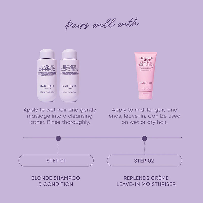 NAK Hair Signature Blonde Condition 350ml