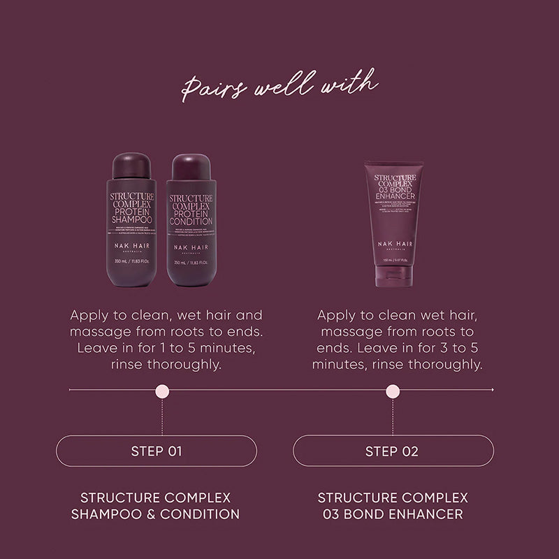 NAK Hair Signature Structure Complex Protein Condition 350ml