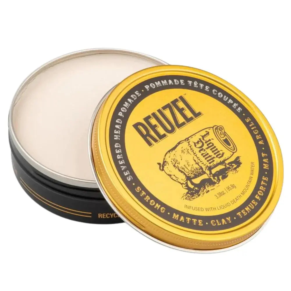 REUZEL x Liquid Death Severed Head Clay Pomade 95g