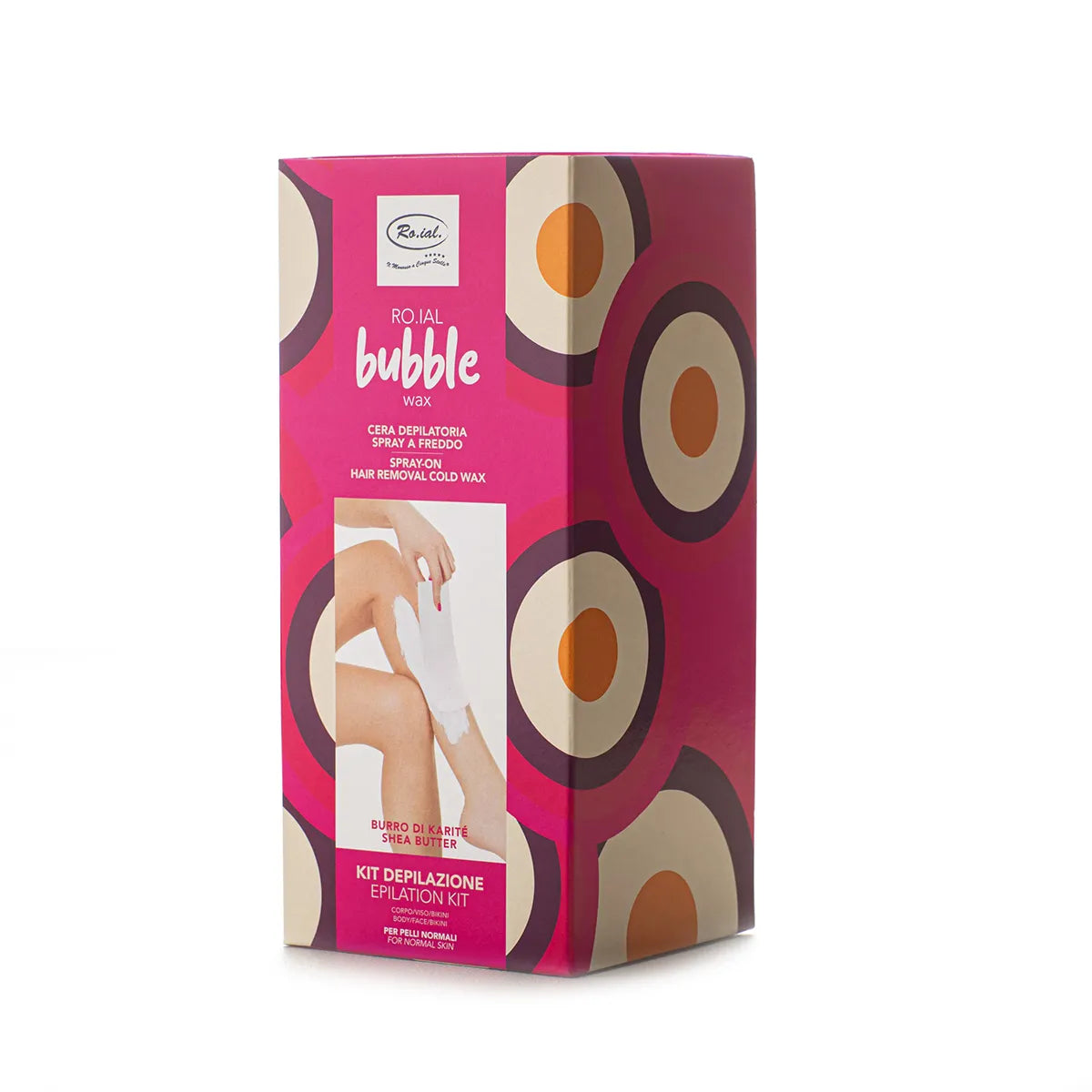 Ro.ial Bubble Wax Epilation Kit - Shea Butter (Normal Skin)