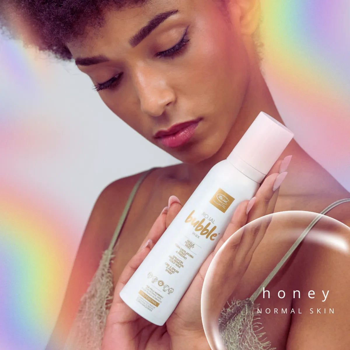 Ro.ial Bubble Wax Spray-on Cold Wax Honey 150ml