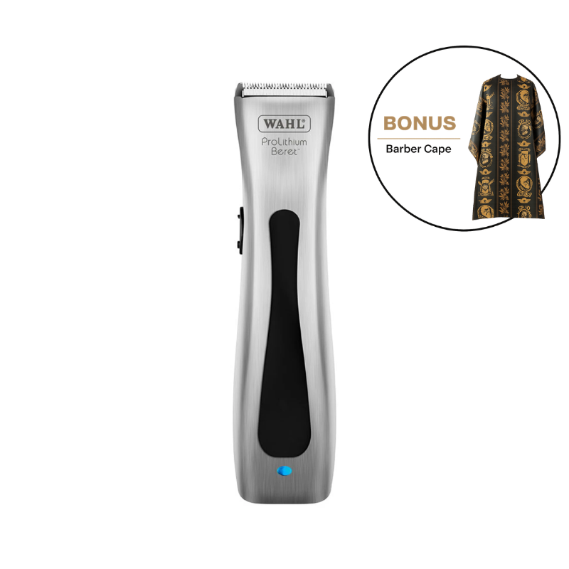 Wahl Beret Pro Lithium Cordless Trimmer BONUS Barber Cape