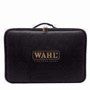 Wahl Black and Gold Logo Leather Case