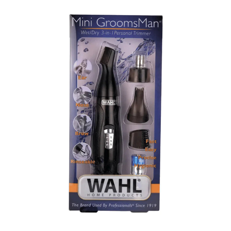 Wahl Mini GroomsMan Wet/Dry 3-in-1 Personal Trimmer