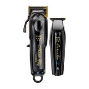 Wahl Professional 5 Star Black Magic Clip & Black Detailer Li Cordless Combo