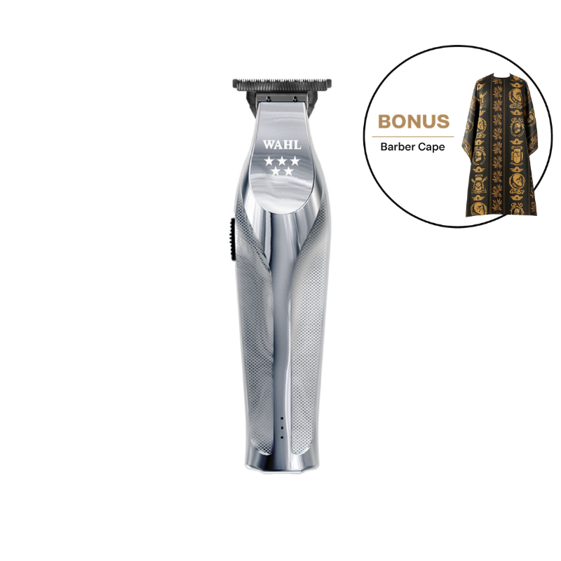 Wahl Professional 5 Star Hi-Viz Trimmer with BONUS Barber Cape