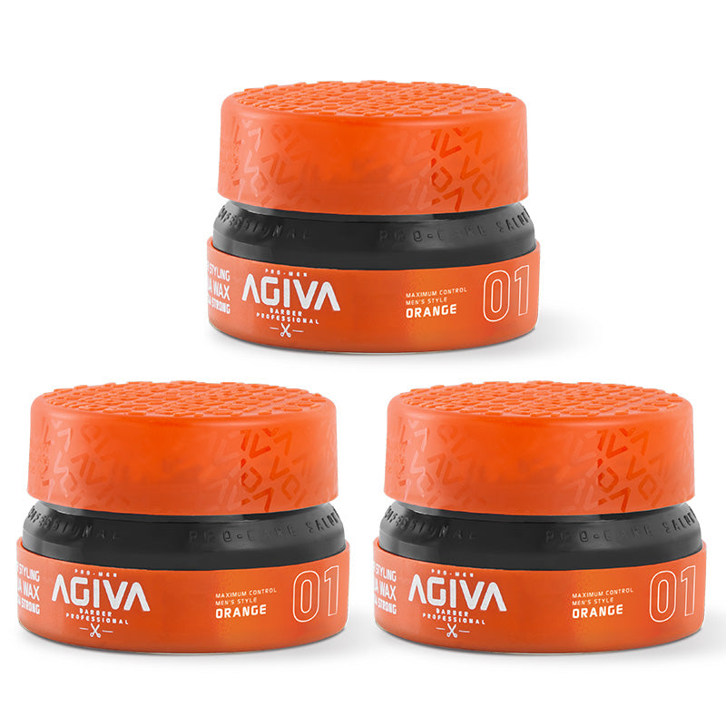 Agiva Styling Aqua Wax 01 Strong Orange 155ml