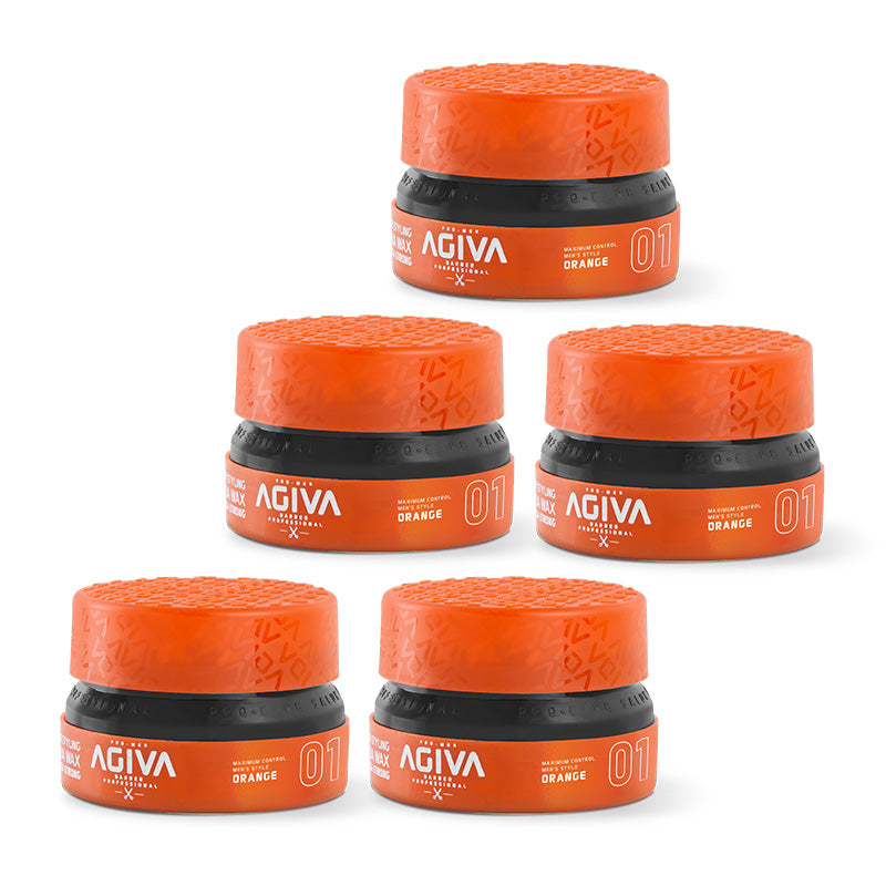 Agiva Styling Aqua Wax 01 Strong Orange 155ml