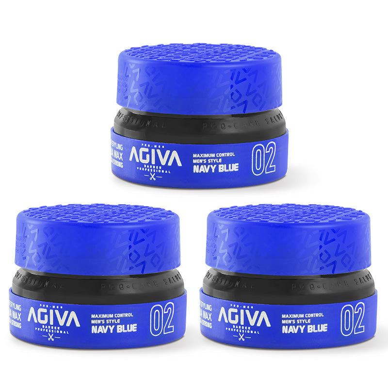Agiva Styling Aqua Wax 02 Ultra Strong Navy Blue 155ml
