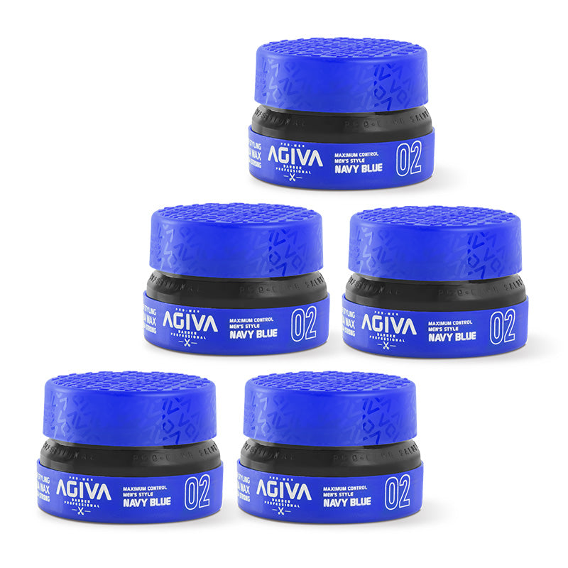 Agiva Styling Aqua Wax 02 Ultra Strong Navy Blue 155ml