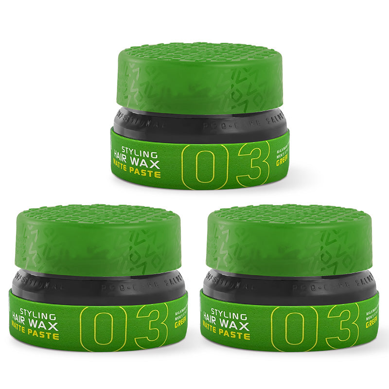 Agiva Styling Hair Wax 03 Matte Paste Green 155ml