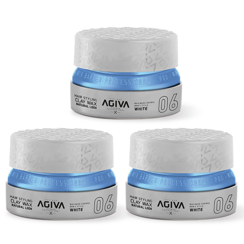 Agiva Styling Clay Wax 06 Natural Look White 155ml
